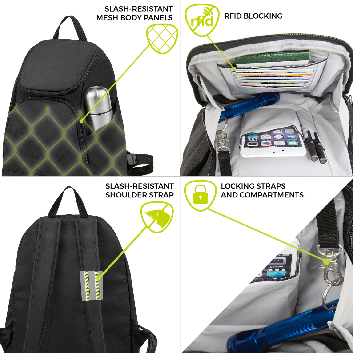 Backpack 'anti theft', R021461, 021461 TRAVELON