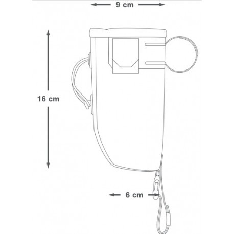 Velo soma BACKCOUNTRY Food Pouch 0,8L, 5060422140161 APIDURA