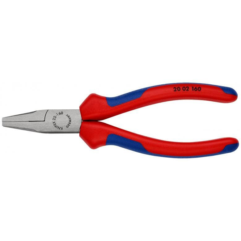 Plokščios replės 160mm 20 02 160 KNIPEX