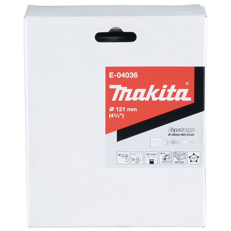 Karūna 121 mm BI-METALL EZYCHANGE E-04036 MAKITA