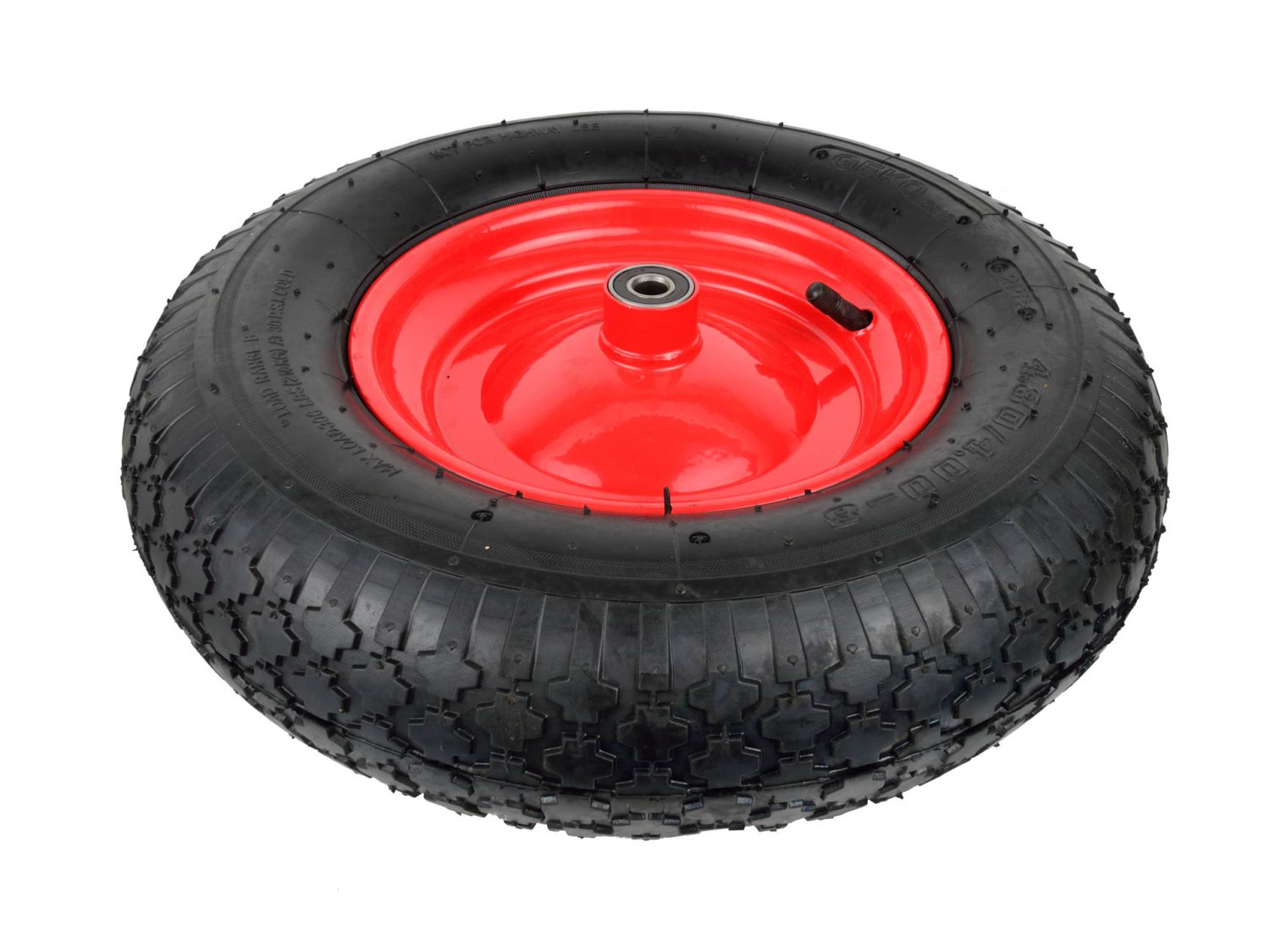 Rubber Wheel 4.00-8 2PR /red rim/ G71012 GEKO