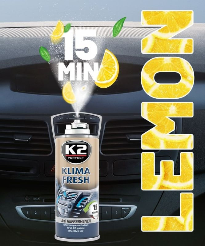 Kondicionieriaus valiklis KLIMA FRESH LEMON 150ml, K222 K2