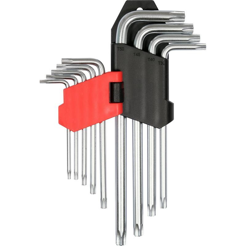 Torx võtmete komplekt 9 tk. T10-T50 YT-0511 YATO