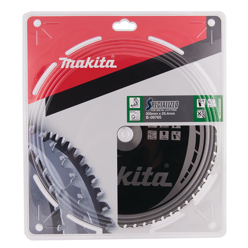 Pjūklo diskas  metalui 305x2,1x25,4mm, 0°, T60, TCT SPECIALIZED B-09765 MAKITA