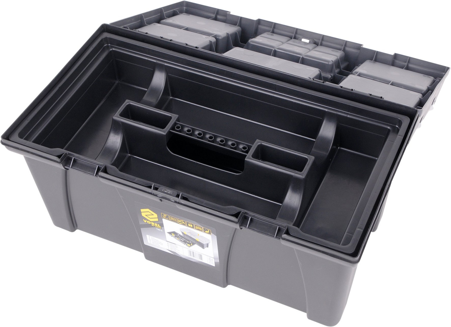 PLASTIC TOOL BOX PR-26" 78815 VOREL