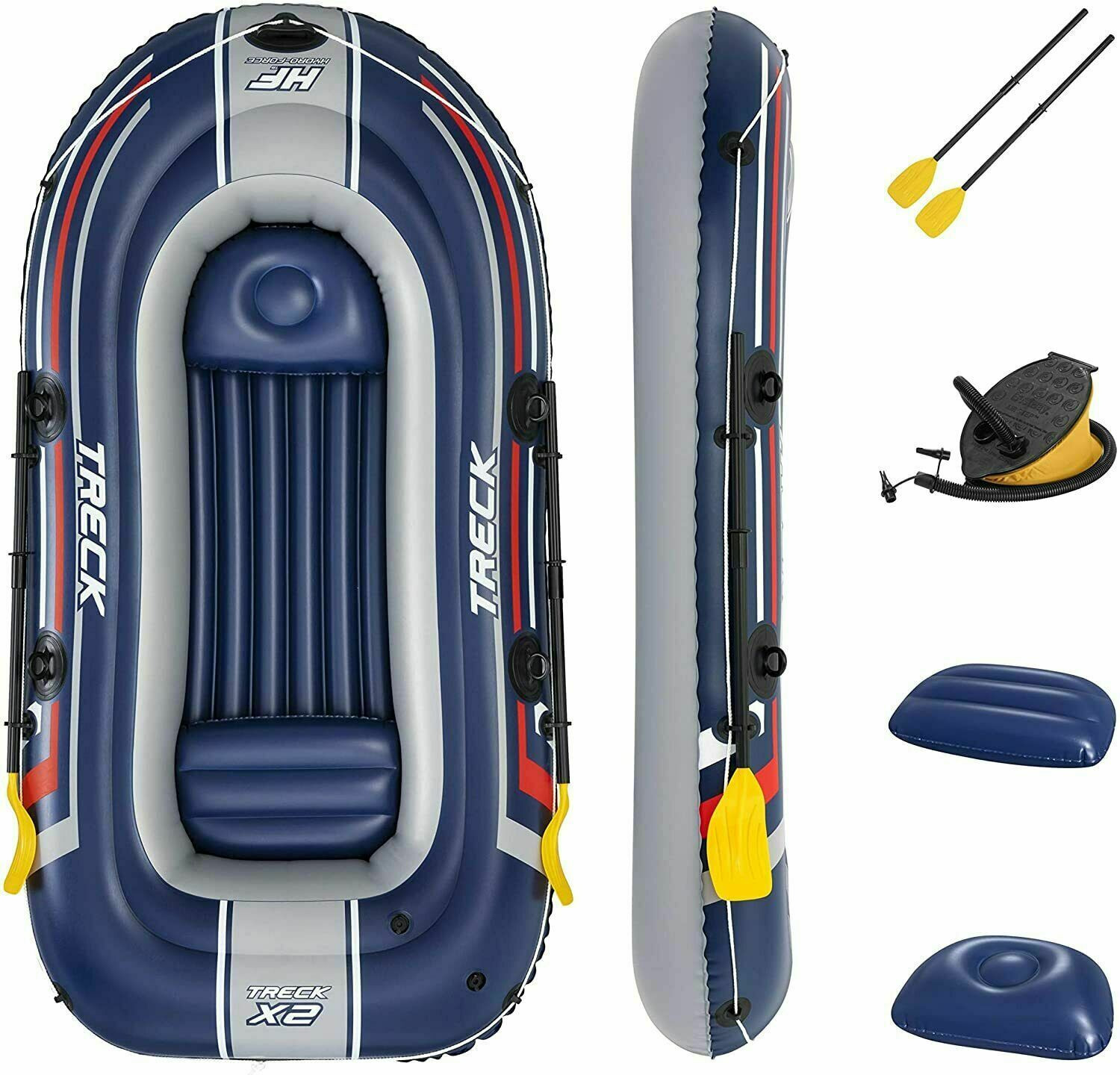 Pripučiama valtis Hydro-Force Treck X3 Raft 3,07mx 1,26m 8981612 BESTWAY