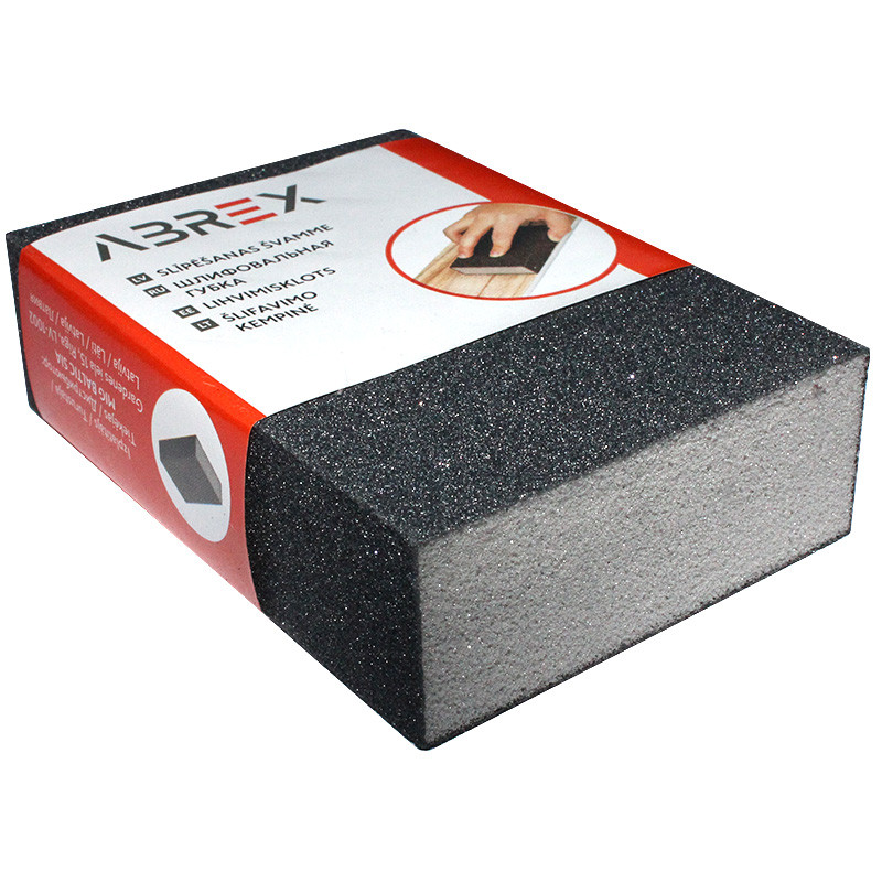 Sanding sponge 120/120, 100x70x25mm, ABREX