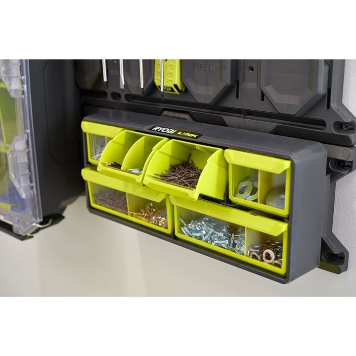 Pie sienas stiprināms mazu detaļu organizators RSLW309, 5132006341 RYOBI