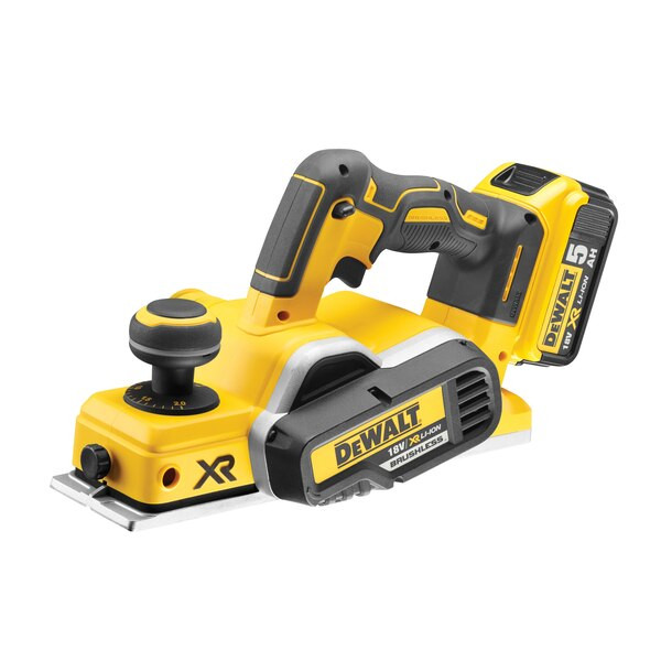 Аккумуляторный рубанок 18 В (2x5,0 Ач) DCP580P2-QW DEWALT