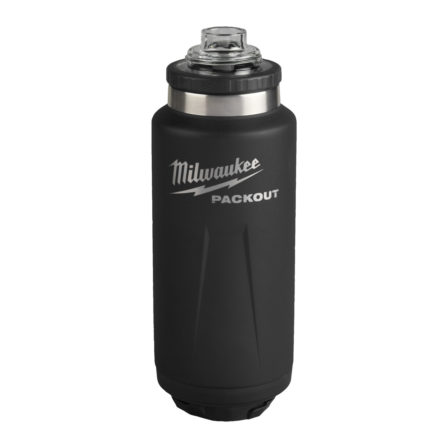 IEPAKOJUMA™ PUDELES, PACKOUT BOTTLE 1065 ML CHUG LID BLACK, 4932493468 MILWAUKEE