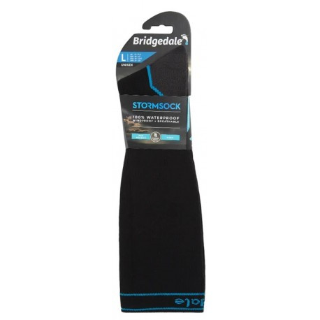 Zeķes WP STORM Sock MW Knee, izmērs: L, Black, 0610306141033 BRIDGEDALE