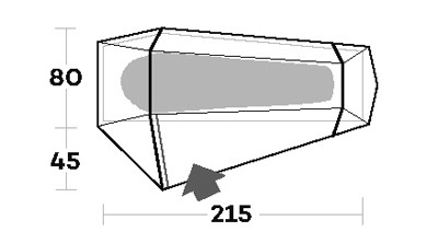 Palapinė Lighten Pro 1 vieta R026725 FERRINO