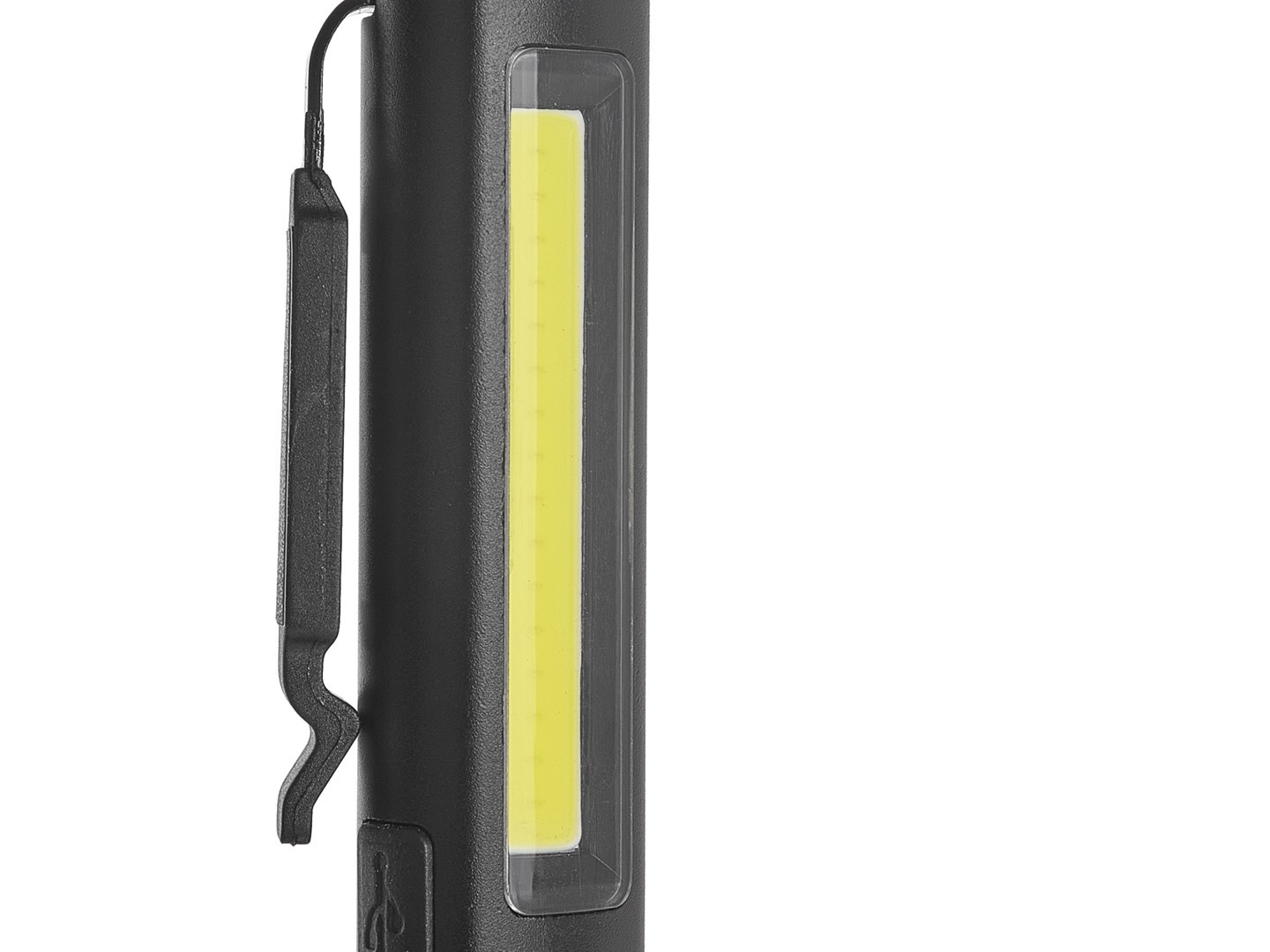 Darbnīcas lampa ar magnētu, LED COB 5W + 3W UV lāzeru, 800mAh, 400lm, IP44, T00952, TVARDY