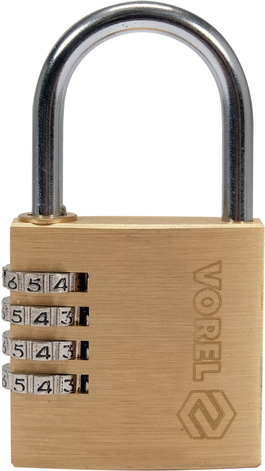 PADLOCK WITH 4-RING COMBINATION LOCK. 77608 VOREL