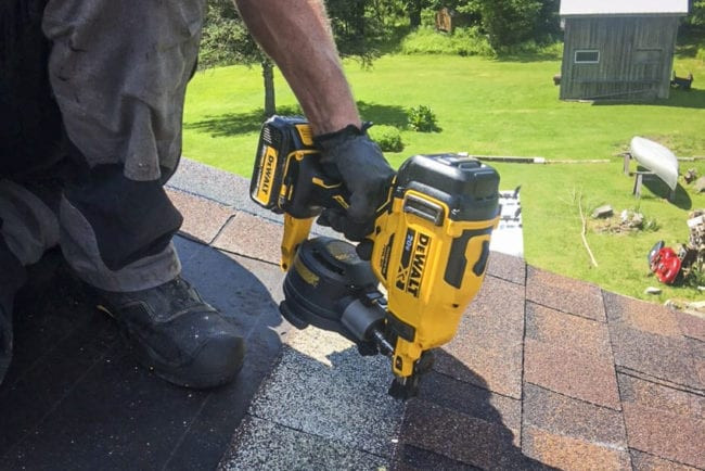 Roof nailer 18V 19-45mm b / a DeWALT