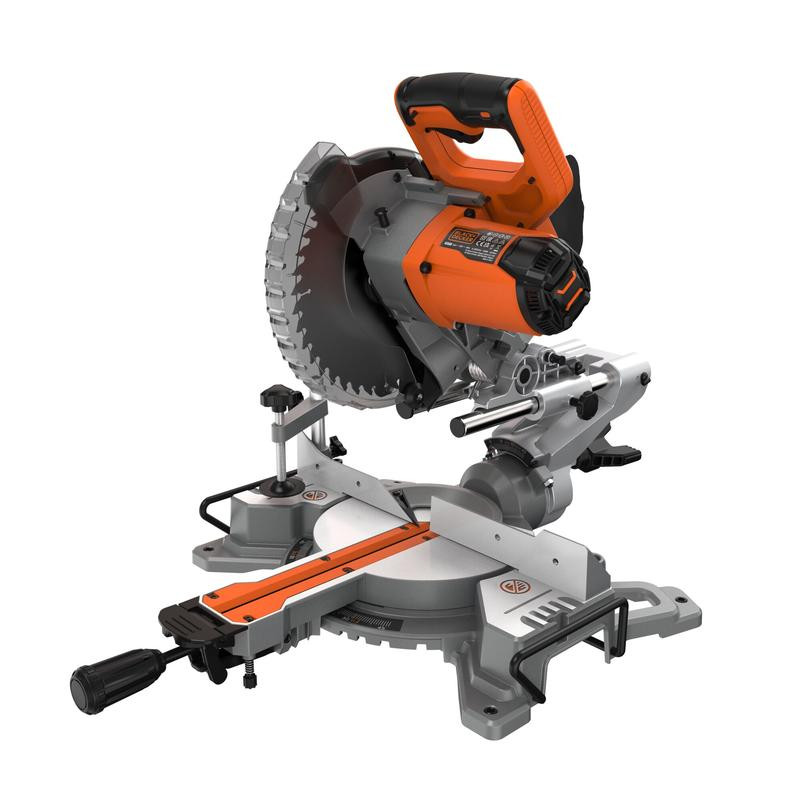 B+D 1500W 216mm Slide Mitre Saw BES701-QS BLACK DECKER