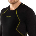 Termo krekls WOOL40 Aero Longsleeve M, izmērs: L, Black/Yellow, 8020647219902 LA SPORTIVA