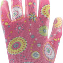 POLYESTER GARDEN GLOVES 9" WERS 74132 FLO