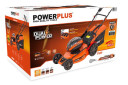 Газонокосилка аккумуляторная 2х40В, Ø510мм, POWDPG7568 POWERPLUS