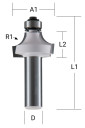 Noapaļojošā profila frēze 25,4x13,5 mm/ 56,4mm, 8mm Kāts, D-68482 MAKITA