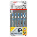 5 figūrzāģa asmeņi T 121 GF Speed for Metal, JIGSAW BLADE T 121 GF "SPEED FOR METAL", 2608636696 BOSCH