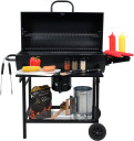 CHARCOAL GRILL WITH LID, GRID 71X35 CM 99900 LUND