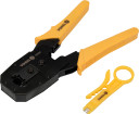 TELEPHONE PLUG CRIMPING TOOL RJ45/10/11 45504 VOREL