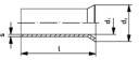 Non-insulated wire ferrules 9799399 KNIPEX