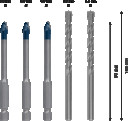 HEX-9 HardCeramic 6mm Mix:3xHEX-9 & 2xCYL-3