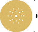 Ekspertu C470 slīpēšanas diski, ātra krāsas un koka slīpēšana, 225 mm, 80 graudi, 2608901148, BOSCH