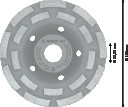 Dimanta kausveida disks 125 x 22.23 mm Concrete, Betona slīpmašīnām PRO CONCRETE KAUSVEIDA DISKS, 2608601762, BOSCH