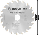 Standard MultiMaterial 85x15x1.5/1.0x30T, Rokas ripzāģiem PRO MULTI MATERIAL CORDLESS RIPZĀĢA ASMENS, 2608837752, BOSCH