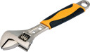 ADJUSTABLE WRENCH 200MM W/PLASTIC HANDLE 54071 VOREL