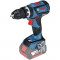 Cordless drill GSB 18V-60C, 2x5.0Ah, GAL 18V-40 06019G210B BOSCH