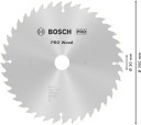 Ripzāģa disks 250x30 mm Optiline Wood, Paneļzāģiem PRO WOOD RIPZĀĢA ASMENS, 2608640643, BOSCH