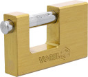 RECTANGULAR BRASS PADLOCK 90MM 77213 VOREL