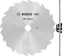 Ripāģa disks 165x20/16mm Speedline Wood 18, Rokas ripzāģiem PRO WOOD RIPZĀĢA ASMENS, 2608642600, BOSCH