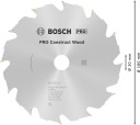 Ripzāģa disks 160x16 mm Construct Wood, Rokas ripzāģiem PRO CONSTRUCT WOOD RIPZĀĢA ASMENS, 2608640630, BOSCH