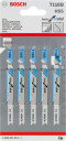 5 figūrzāģa asmeņi T 118 B, Figūrzāģiem FIGŪRZĀĢA ASMENS T 118 B BASIC FOR METAL, 2608631014, BOSCH