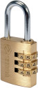 PADLOCK WITH 3-RING COMBINATION LOCK. 77606 VOREL