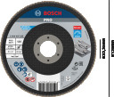 Mazām leņķa slīpmašīnām PRO X571 VĒDEKĻVEIDA DISKS, 2608607320 BOSCH