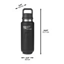 IEPAKOJUMA™ PUDELES, PACKOUT BOTTLE 1065 ML CHUG LID BLACK, 4932493468 MILWAUKEE