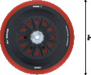 Slīpēšanas pamatne 150mm,Medium, Multi-hole, Ekscentra slīpmašīnām EXPERT MULTIHOLE BALSTA DISKS, 2608900010, BOSCH