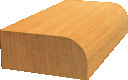 Profilfrēze  6 mm R9,5 mm,D31,8 mm, L16,2, Rokas frēzēm, malu frēzēm NOAPAĻOŠANAS FRĒZE STANDARD FOR WOOD, 2608628457, BOSCH