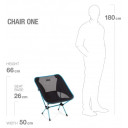 Krēsls CHAIR ONE, Blue Block, 8809584135380 HELINOX