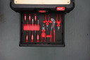 10 PACKOUT™ GAB. SKRŪVGRIEŽIEM UN KNAIBLĒM PAREDZĒTS ATVILKTŅU PUTU IELIKTŅU KOMPLEKTS, 10 PC PACKOUT DRAWER SCREWDRIVER & PLIER FOAM INSERT SET, 4932493638 MILWAUKEE