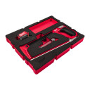 4 PACKOUT™ GAB. ATVILKTNĒM PAREDZĒTS GRIEŠANAS UN MĒRĪŠANAS PUTU IELIKTŅU KOMPLEKTS, 4 PC PACKOUT DRAWER CUTTING & MEASURING FOAM INSERT SET, 4932493642 MILWAUKEE