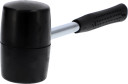 RUBBER MALLET STEEL HANDLE 900G 33907 VOREL