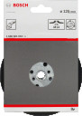 Gumijas slīpšķīvis D 125 mm, 1 gab., Mazām leņķa slīpmašīnām PRO BACKING PAD, MĪKSTS, 1608601033 BOSCH