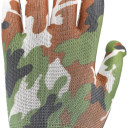 GARDEN GLOVES MILITARY PRINTING B 8" 74115 FLO